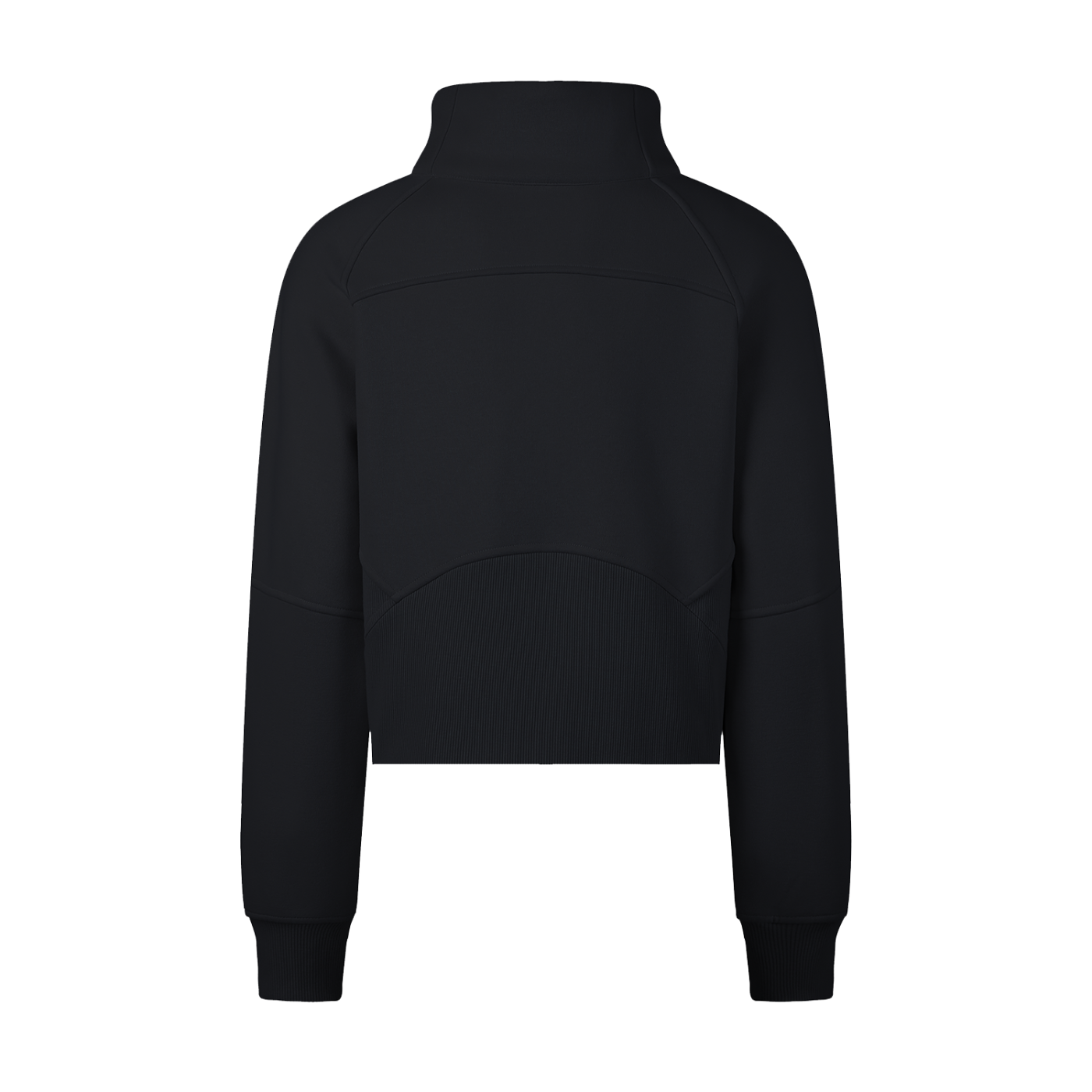 FAITH - Cropped Half-Zip Sweatshirt
