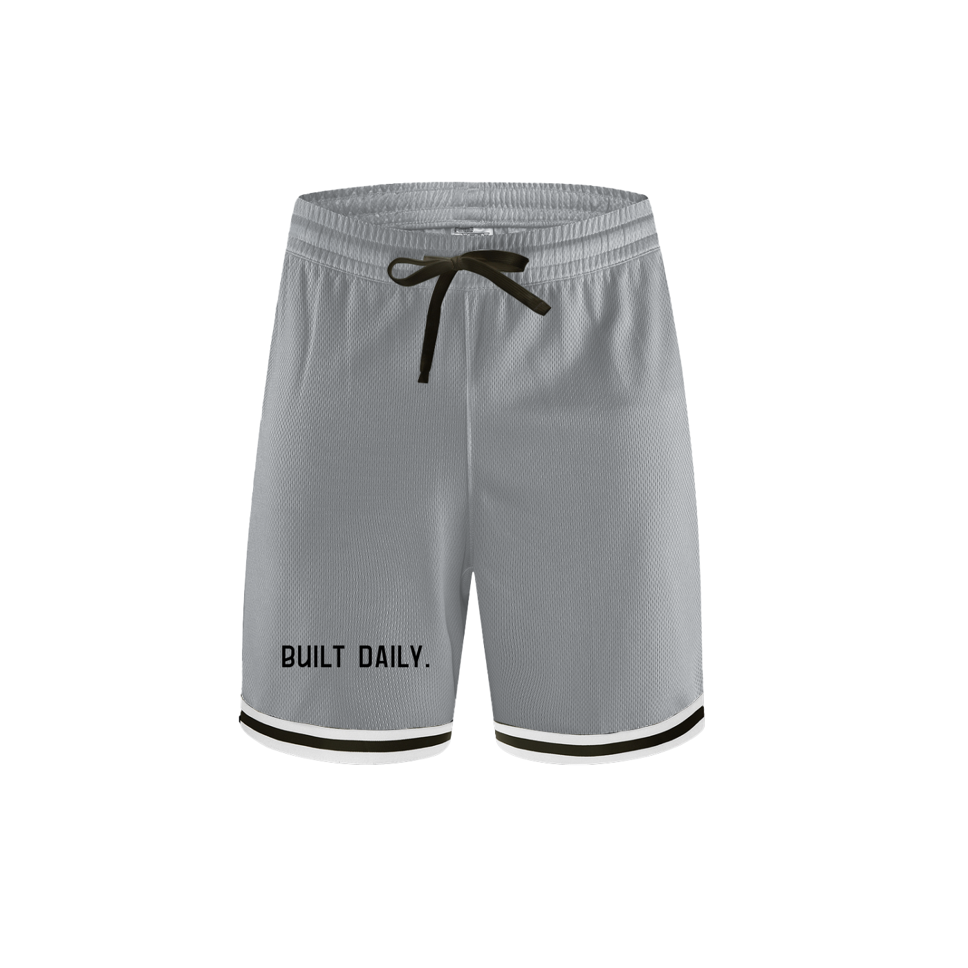 Built Daily. - Classic Stripe Trim Basketball Shorts