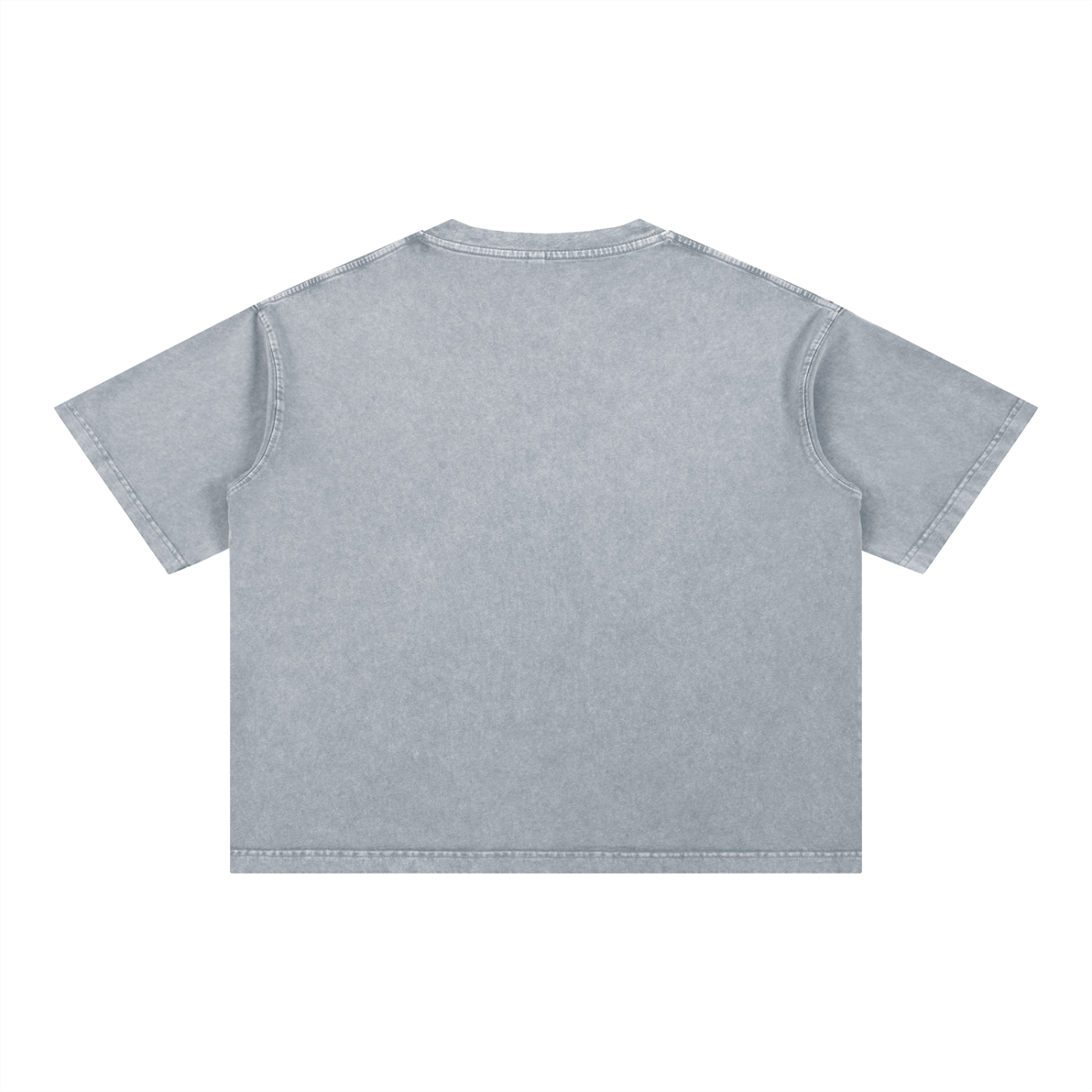 BE HAPPY- Mineral Wash Boxy Cotton T-Shirt
