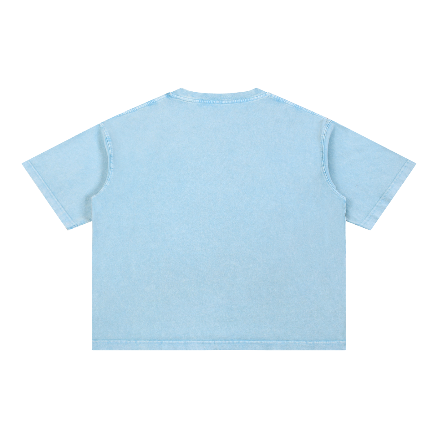 BE HAPPY- Mineral Wash Boxy Cotton T-Shirt
