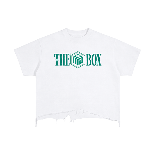Vintage Wash Boxy Distressed Hem T-Shirt