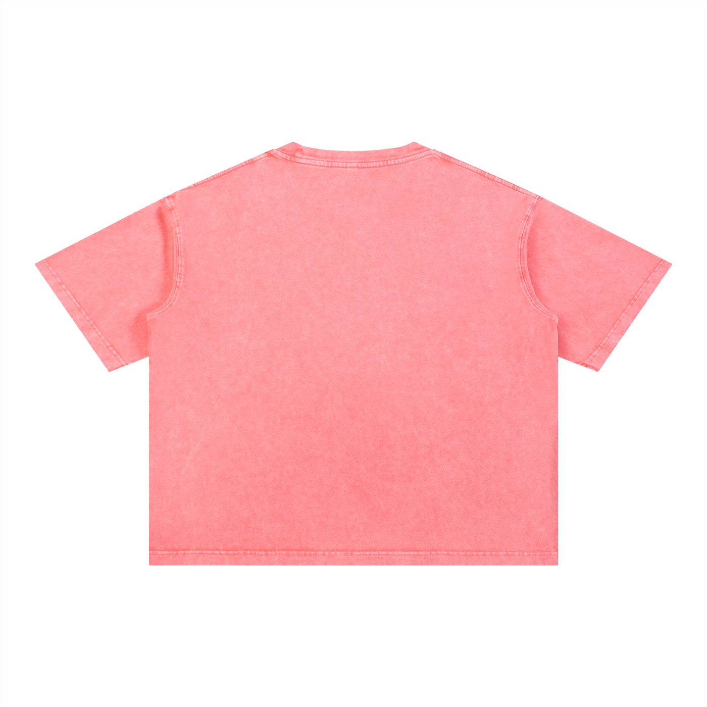 BE HAPPY- Mineral Wash Boxy Cotton T-Shirt