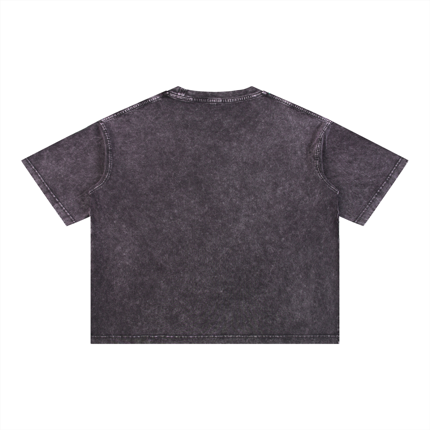 BE HAPPY- Mineral Wash Boxy Cotton T-Shirt