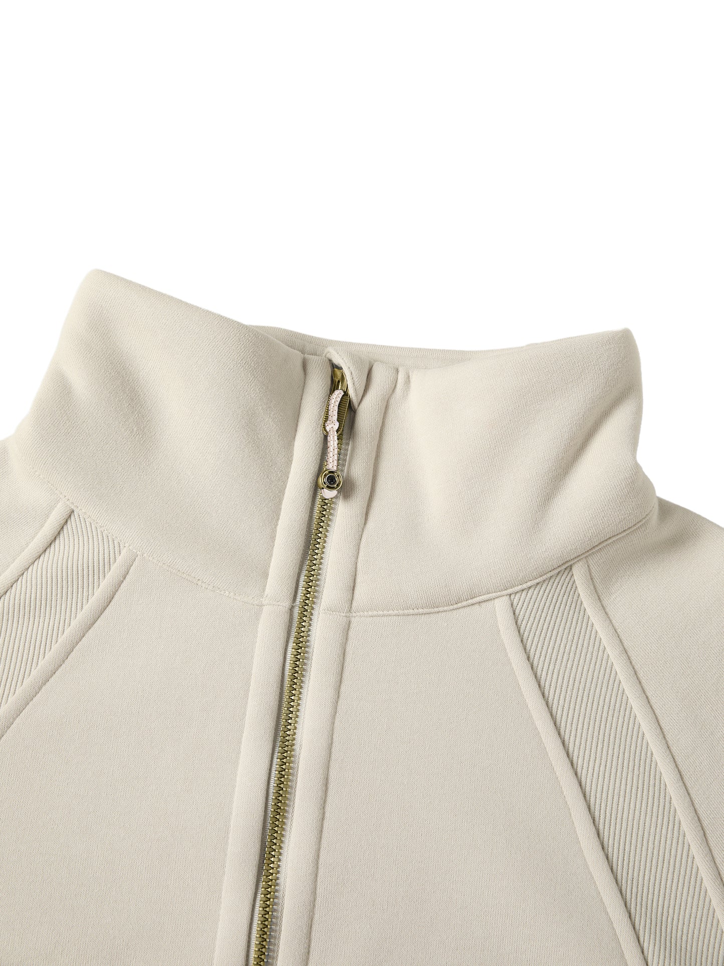 FAITH - Cropped Half-Zip Sweatshirt