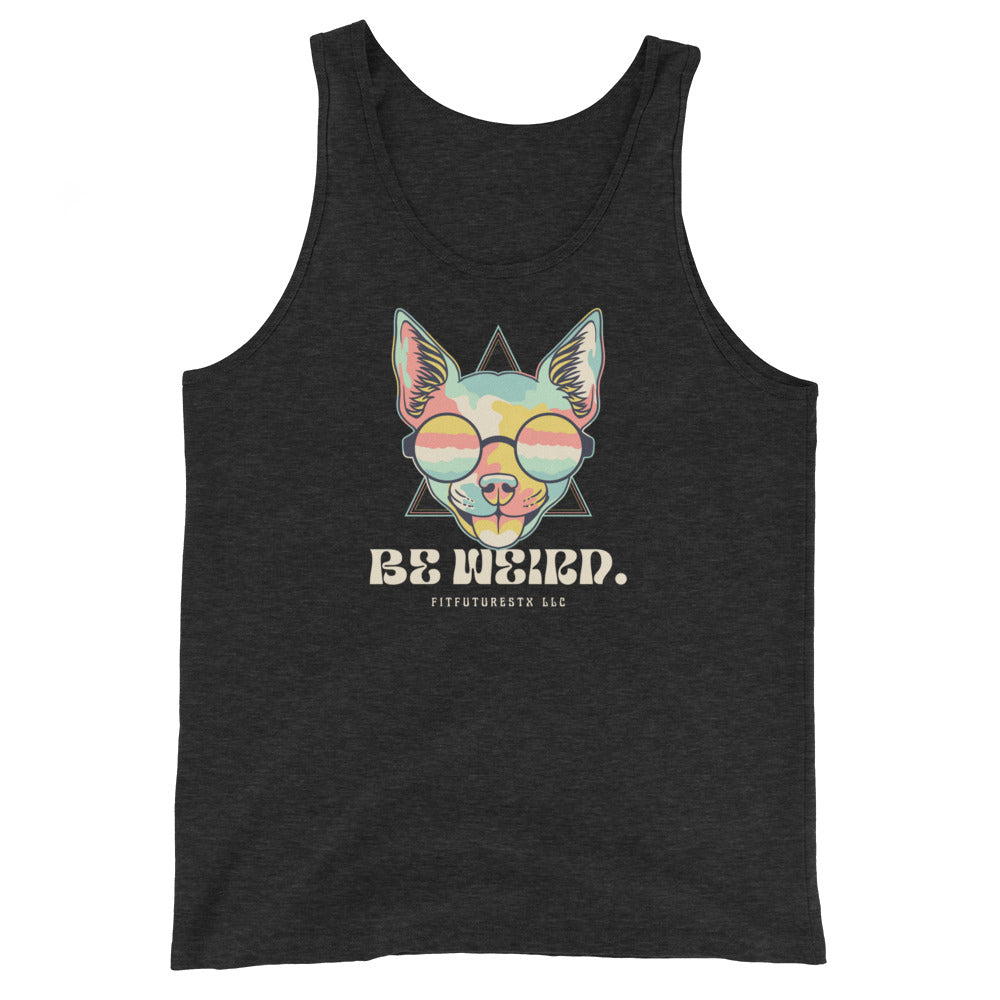 BE WEIRD. - Men's Tank Top
