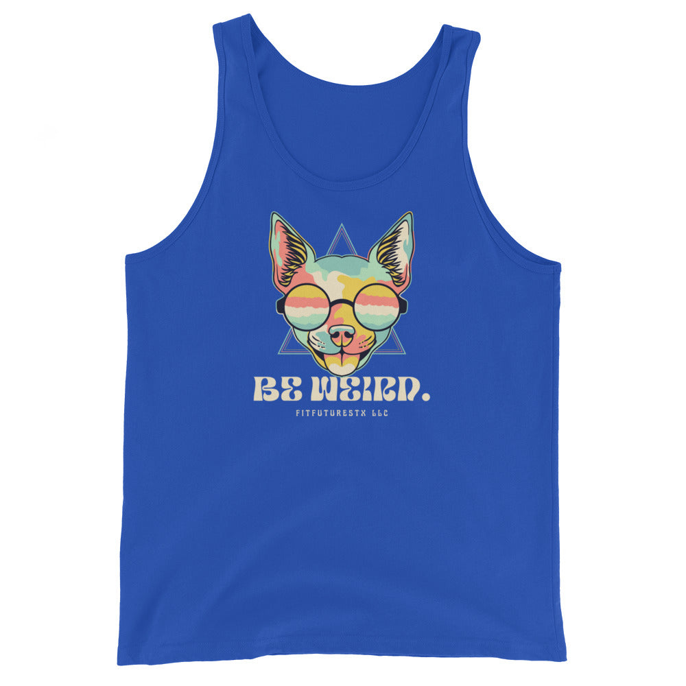 BE WEIRD. - Men's Tank Top
