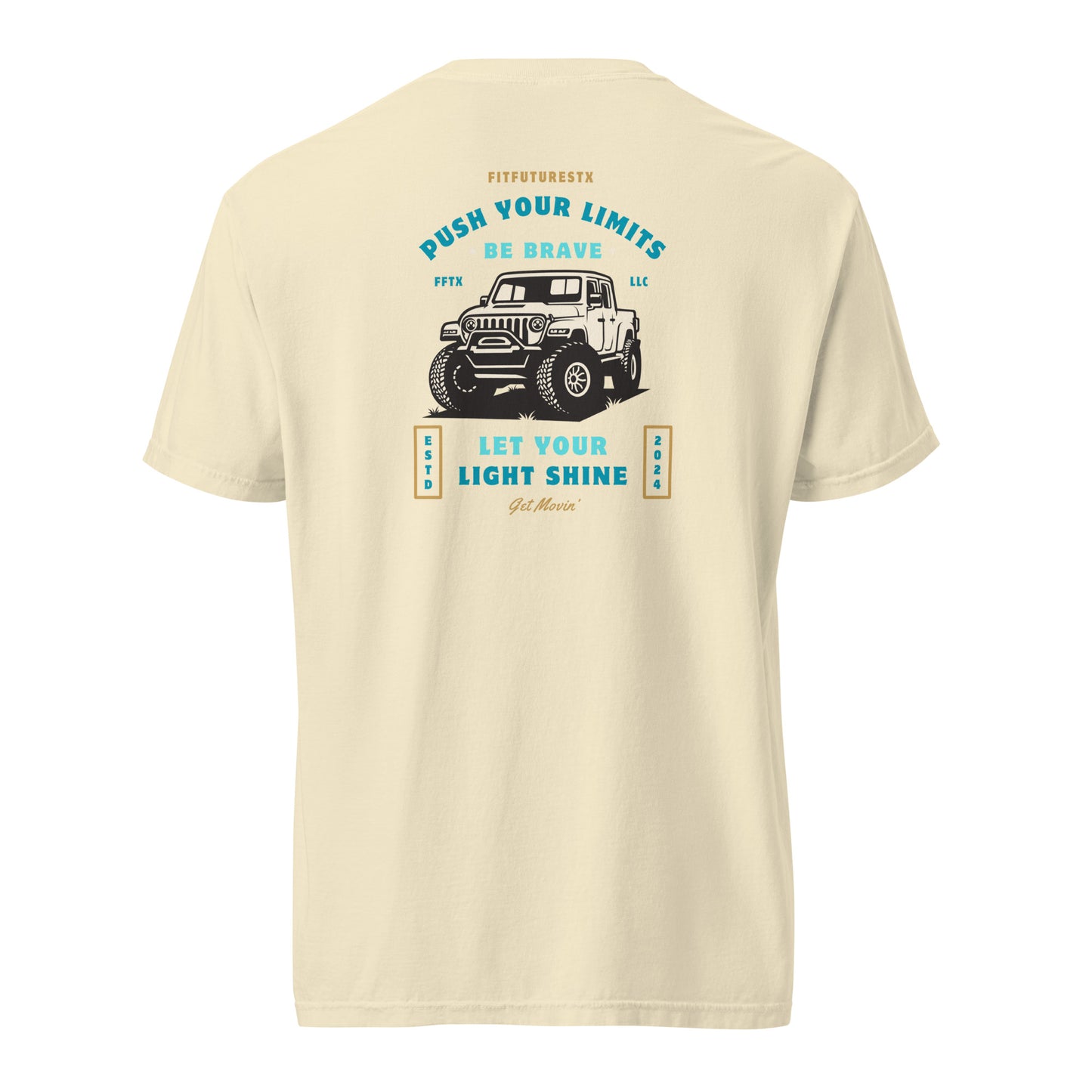 Let Your Light Shine - Unisex garment-dyed heavyweight t-shirt